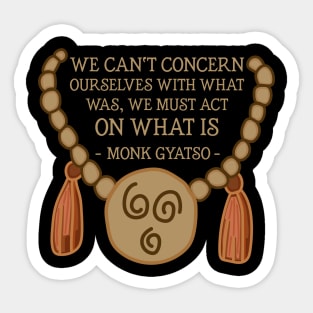 Monk Gyatso's Wisdom (Light) Sticker